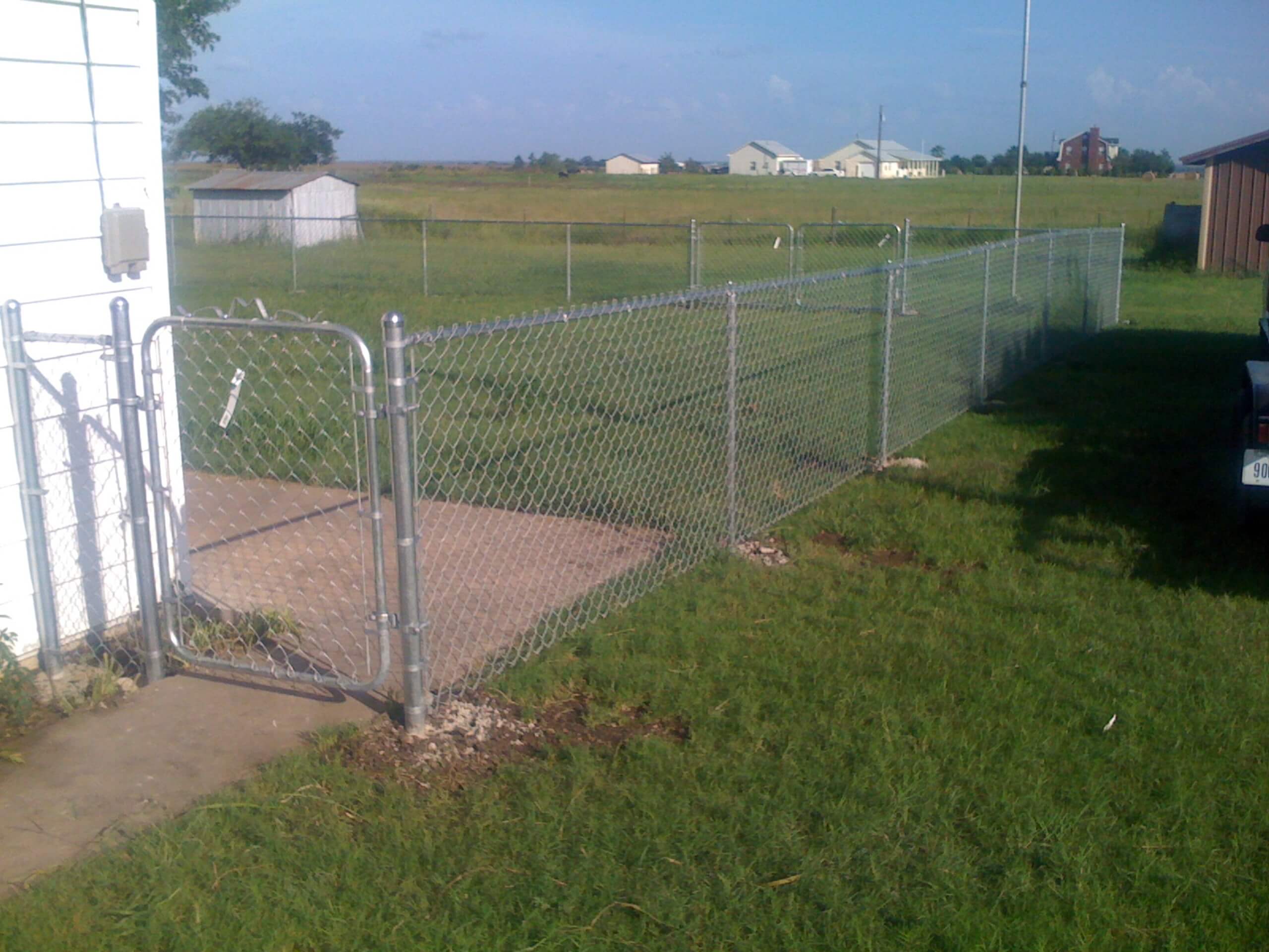 residential chainlink fence