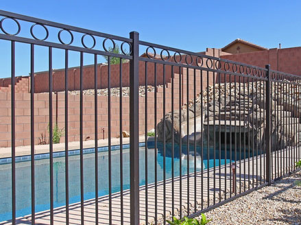 residential pool fence